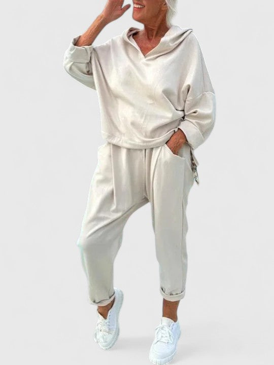 BYRACHELHART | Comfortable Hooded Sweatshirt Set