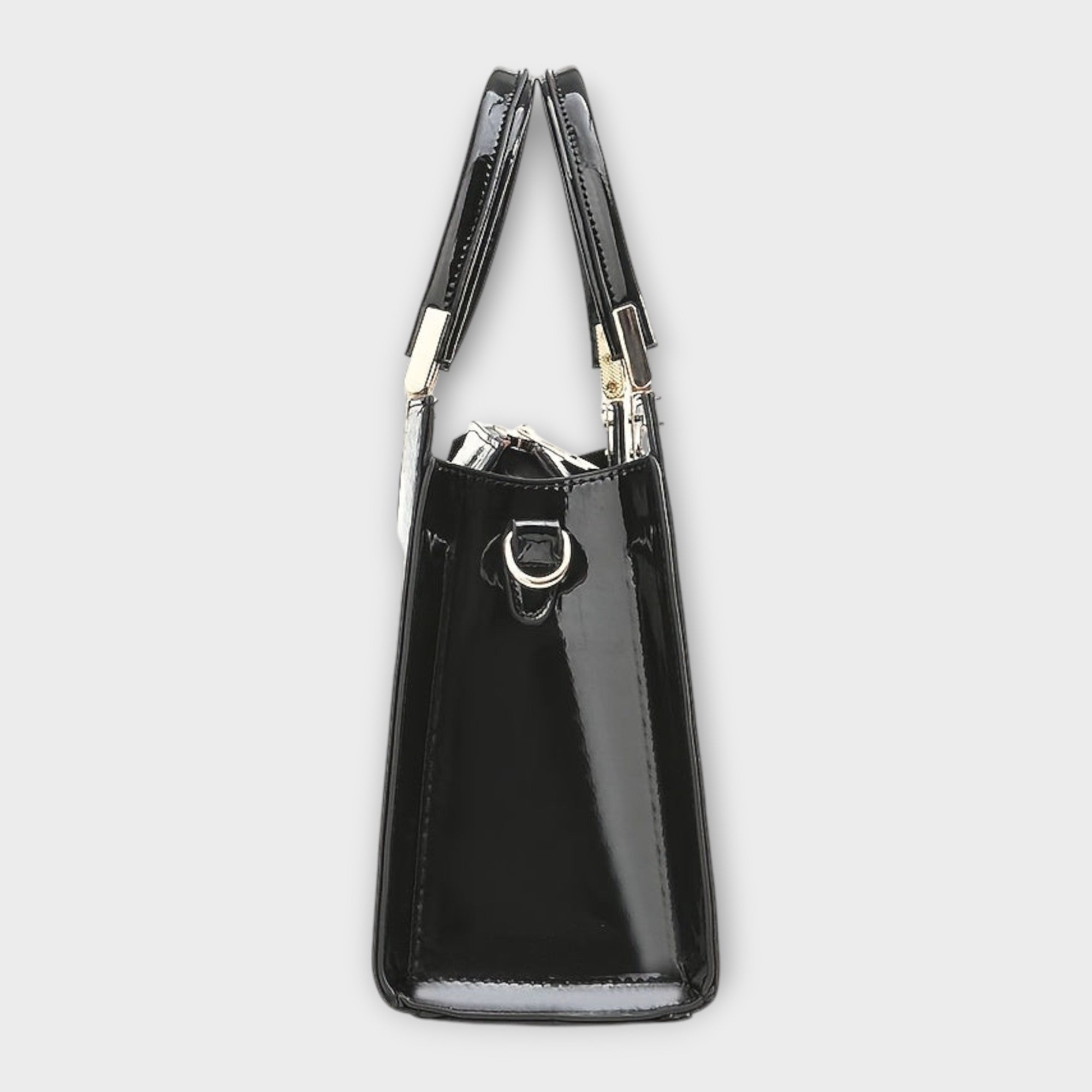 BYRACHELHART | Glossy Crocodile Pattern Handbag