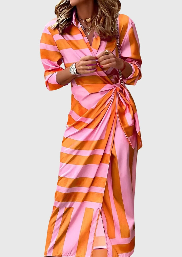 BYRACHELHART | Wrap Dress in Print