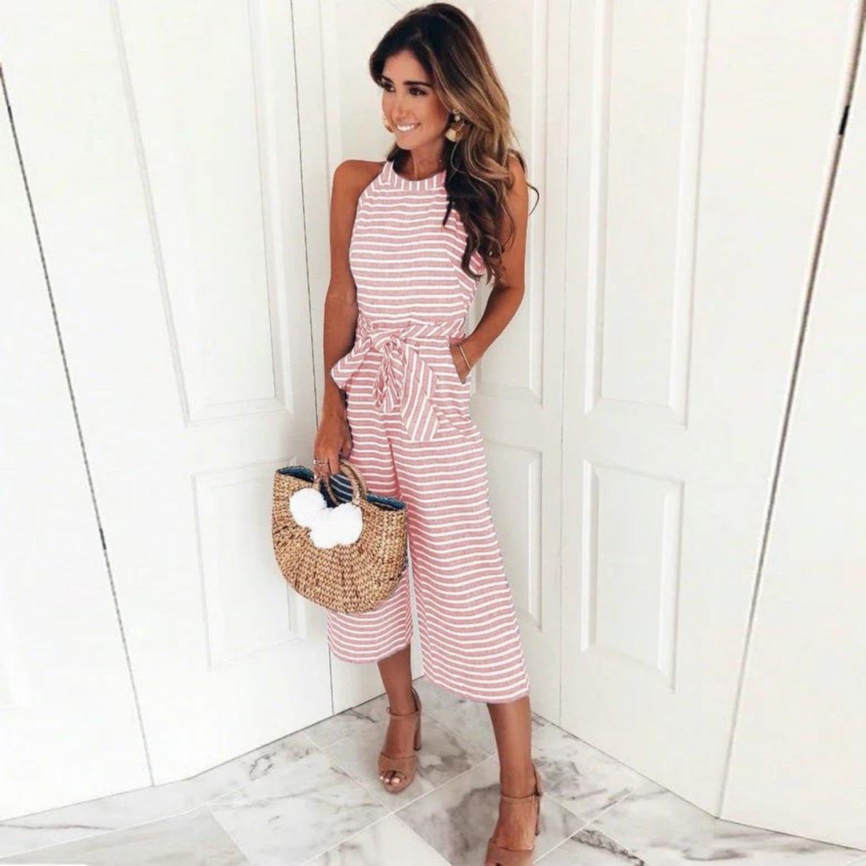 BYRACHELHART | Striped Jumpsuit