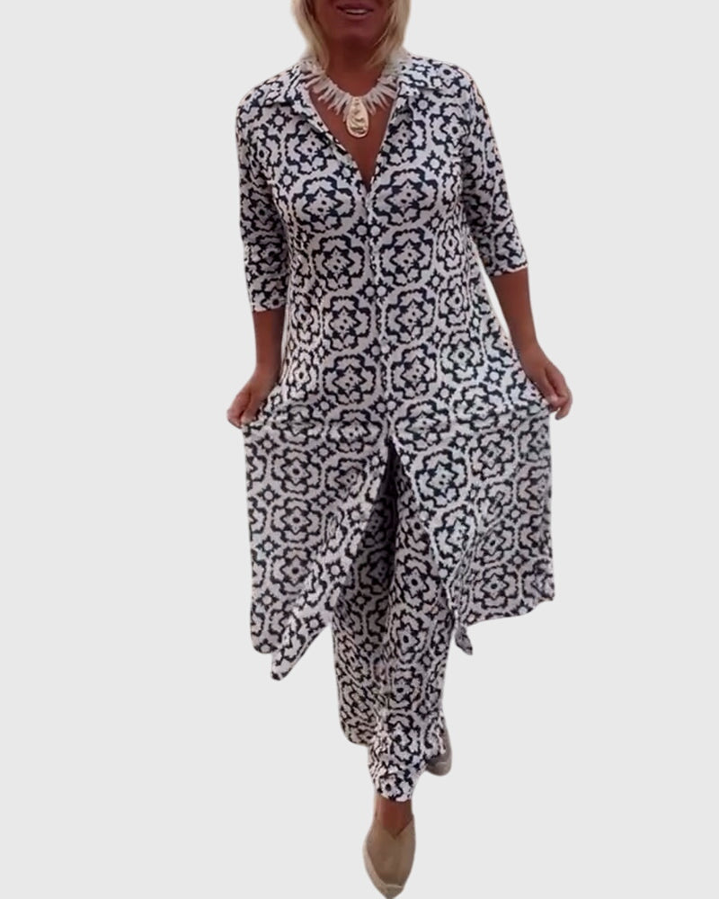 BYRACHELHART | Elegant Vintage Two-Piece Set