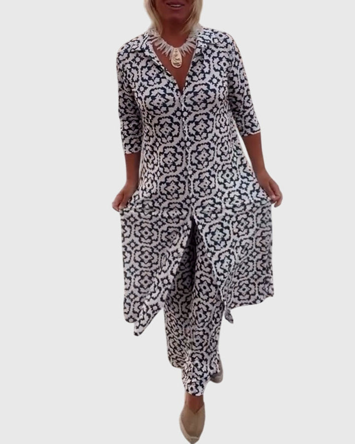 BYRACHELHART | Elegant Vintage Two-Piece Set