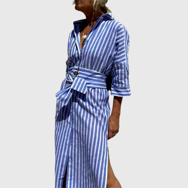 BYRACHELHART | Classic Striped Dress