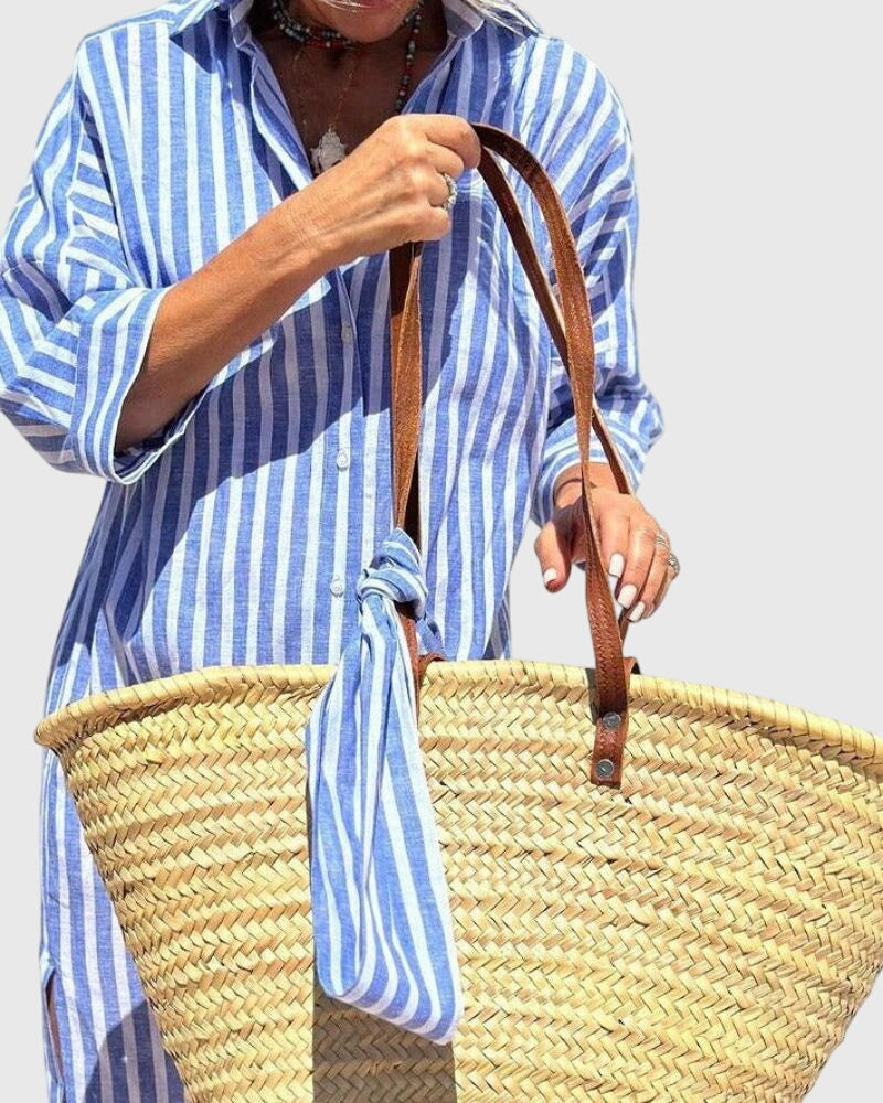 BYRACHELHART | Classic Striped Dress