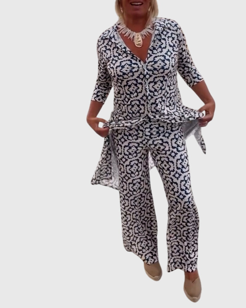 BYRACHELHART | Elegant Vintage Two-Piece Set