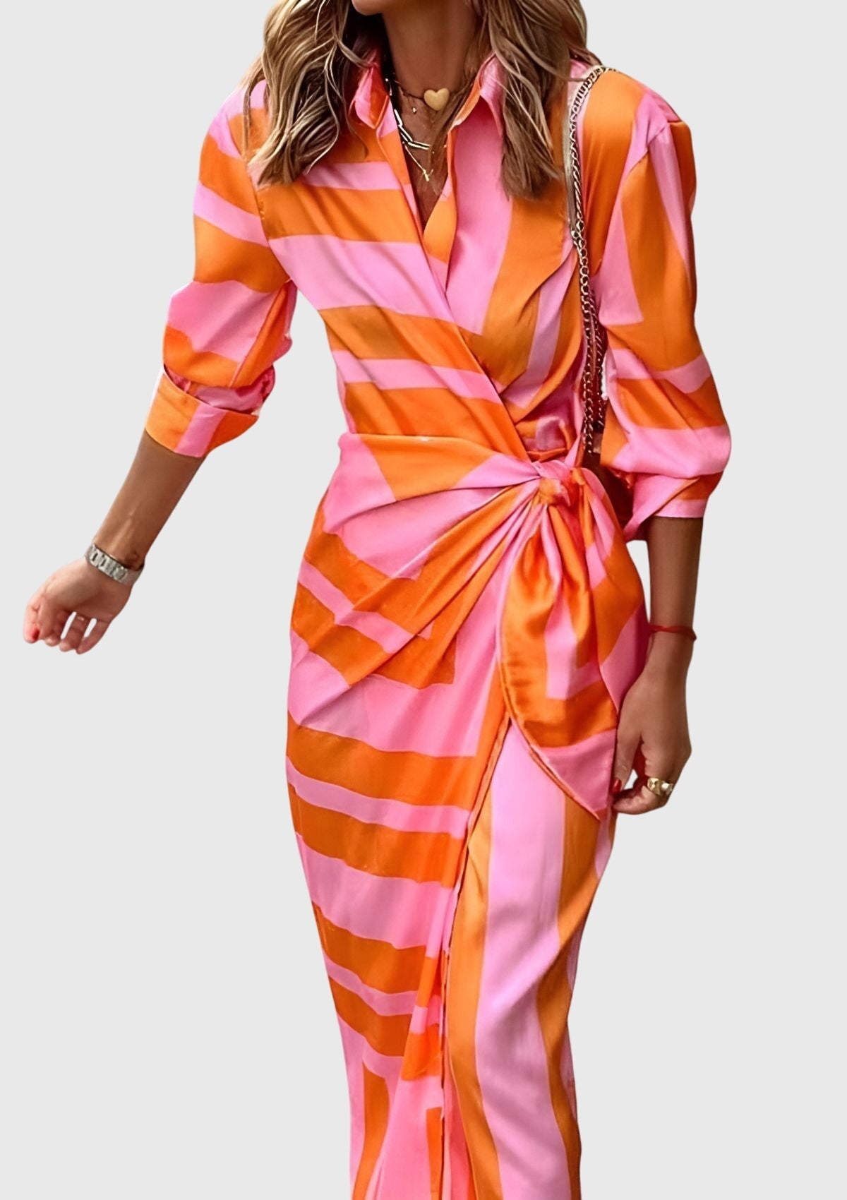 BYRACHELHART | Wrap Dress in Print