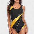 BYRACHELHART | One-Piece Swimsuit, Sporty Style, Back Cut-Out