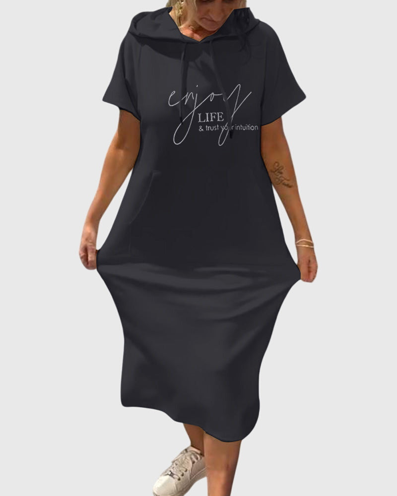 BYRACHELHART | Casual Hoodie Dress