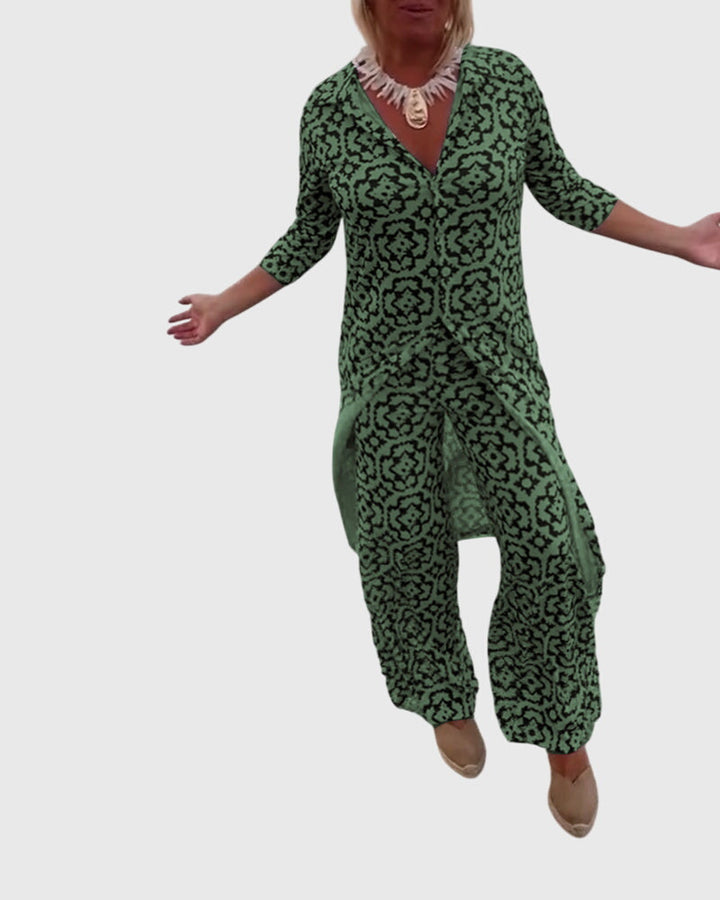 BYRACHELHART | Elegant Vintage Two-Piece Set