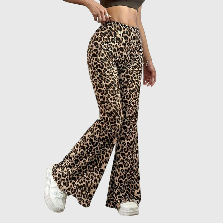 BYRACHELHART | Bootcut Pants in Leopard Print