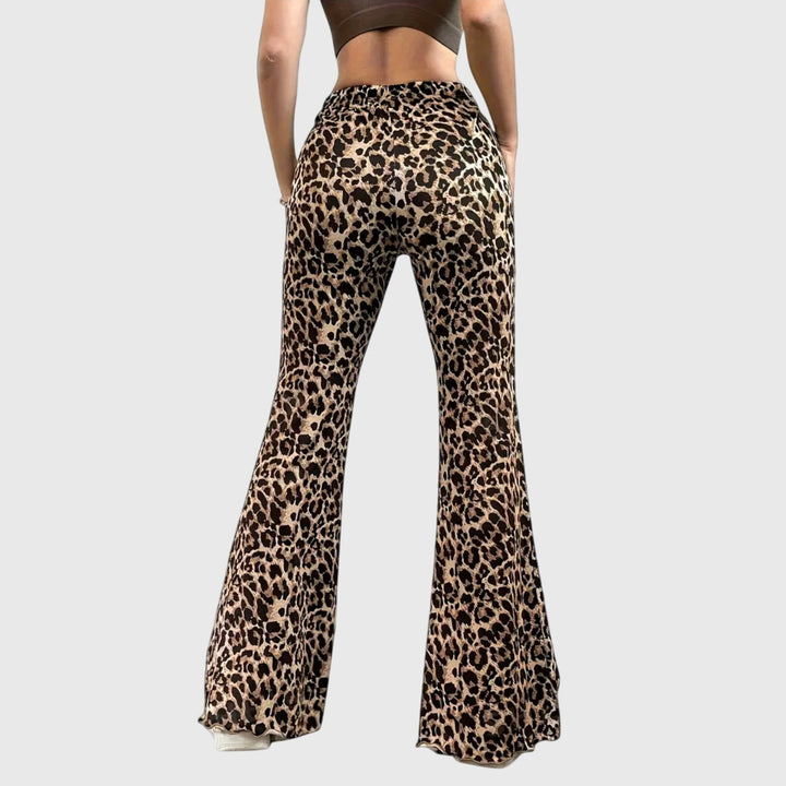 BYRACHELHART | Bootcut Pants in Leopard Print