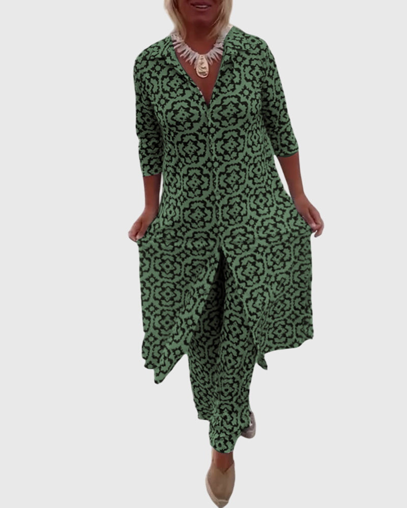 BYRACHELHART | Elegant Vintage Two-Piece Set