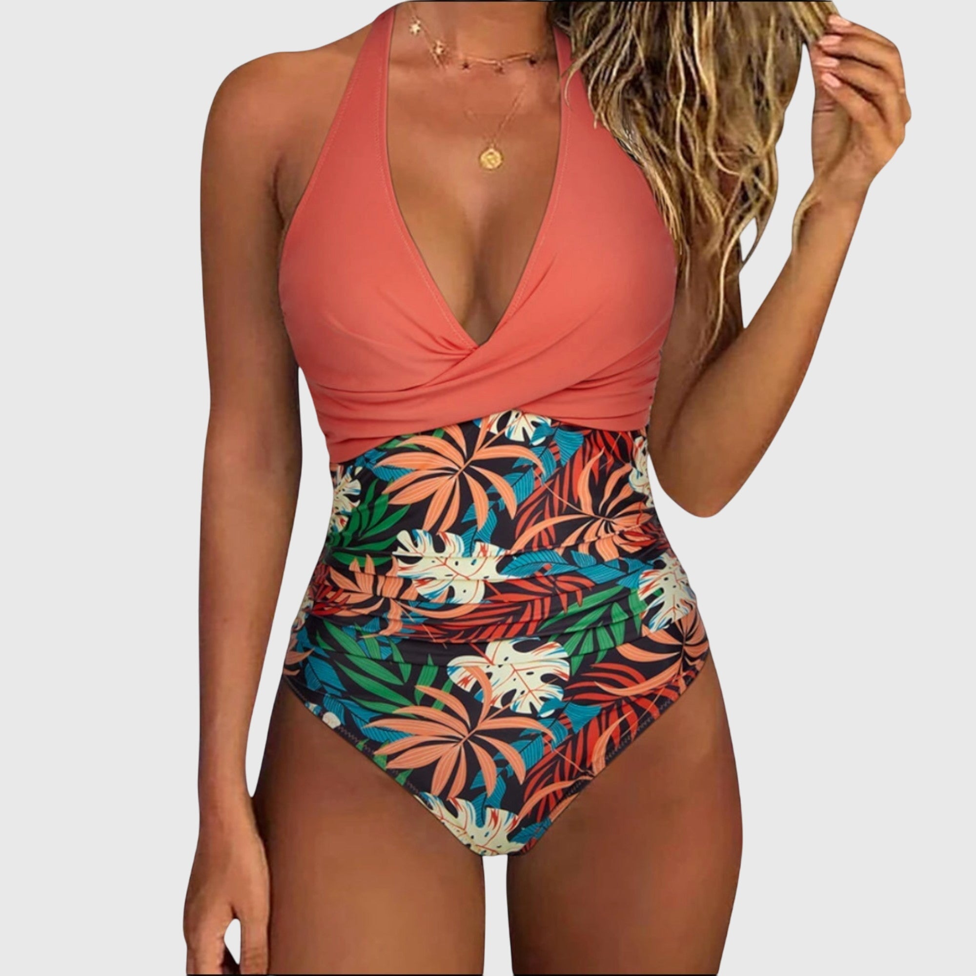 BYRACHELHART | Elegant V-Neck Swimsuit for Women