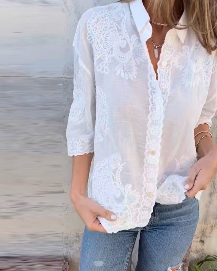 BYRACHELHART | Classic Button Shirt