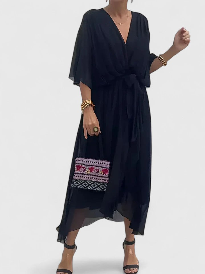 BYRACHELHART | Elegant V Neck Dress