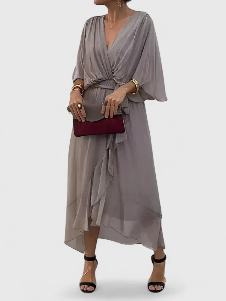 BYRACHELHART | Elegant V Neck Dress