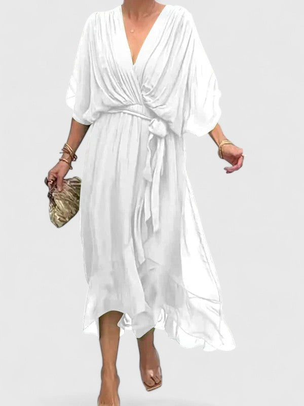 BYRACHELHART | Elegant V Neck Dress