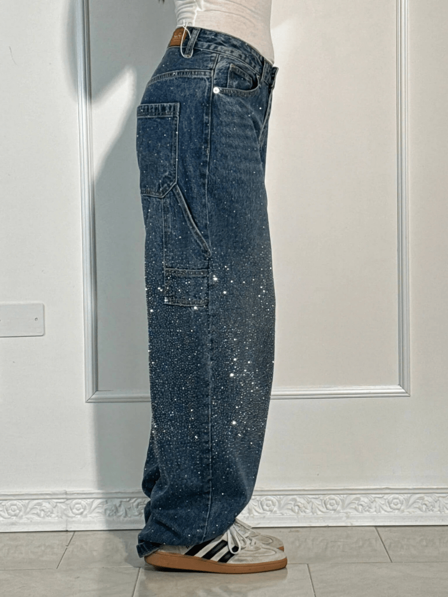 BYRACHELHART | Sparkly Boyfriend Jeans