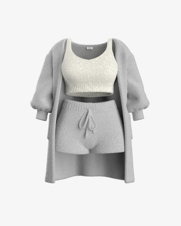 BYRACHELHART | Comfortable Knitted Pajama Set