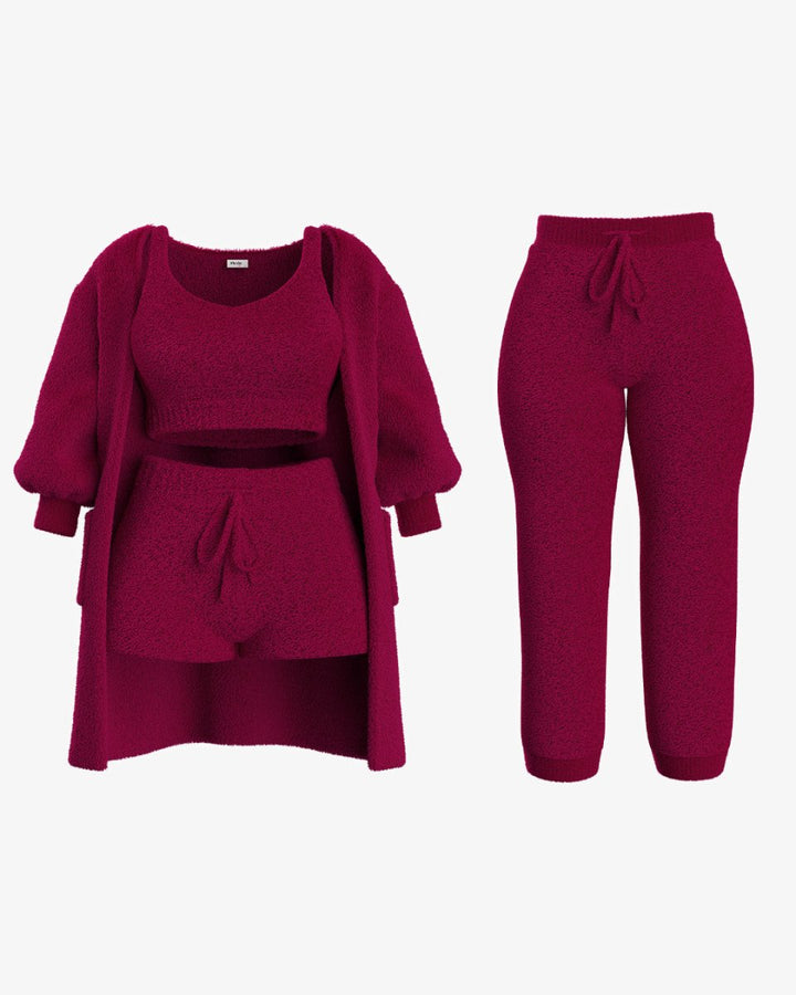 BYRACHELHART | Comfortable Knitted Pajama Set