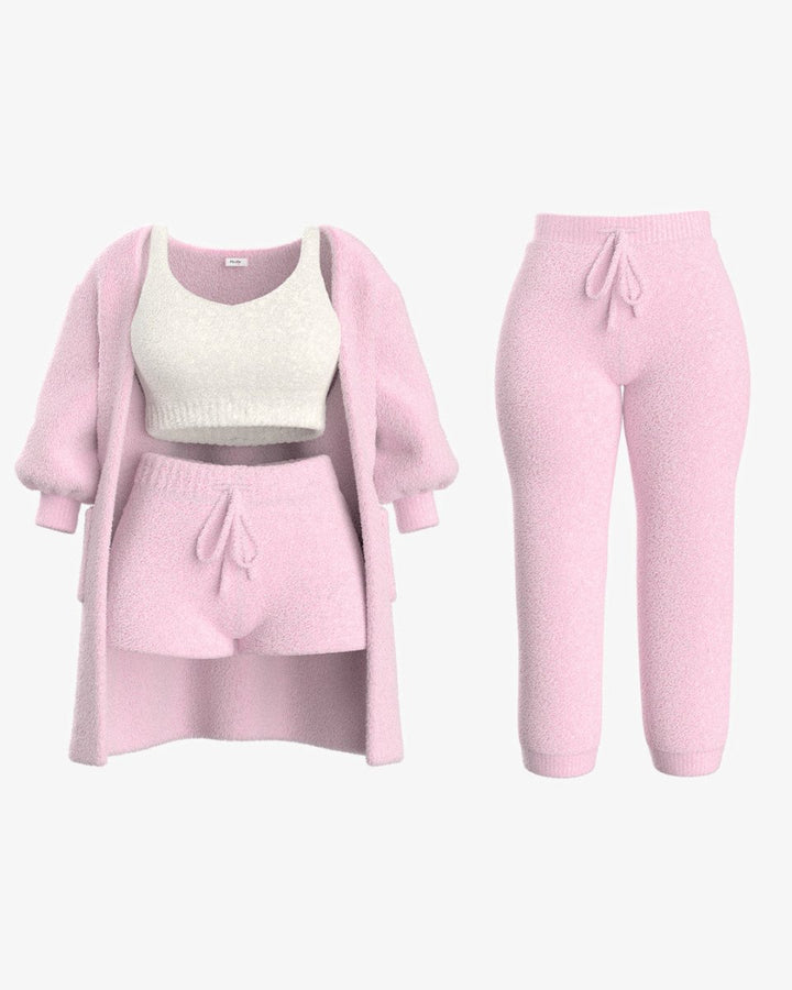 BYRACHELHART | Comfortable Knitted Pajama Set