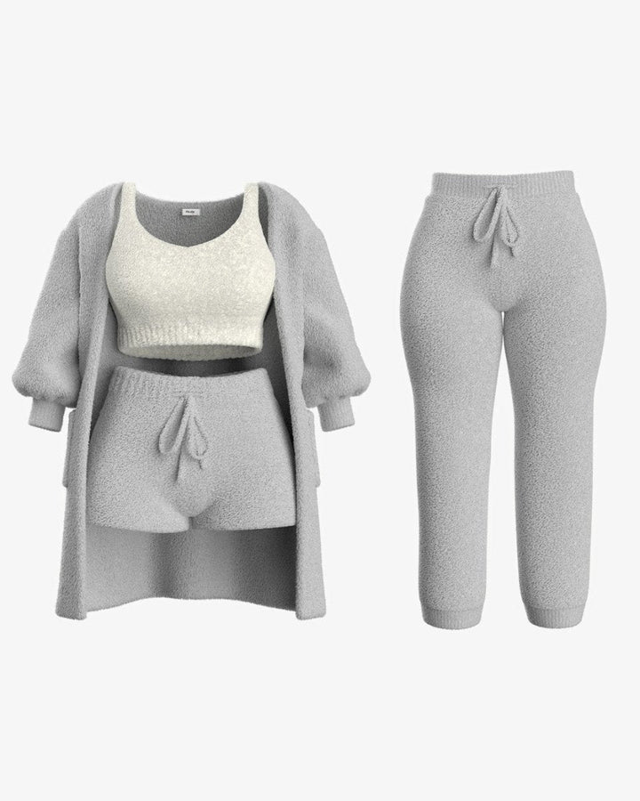 BYRACHELHART | Comfortable Knitted Pajama Set