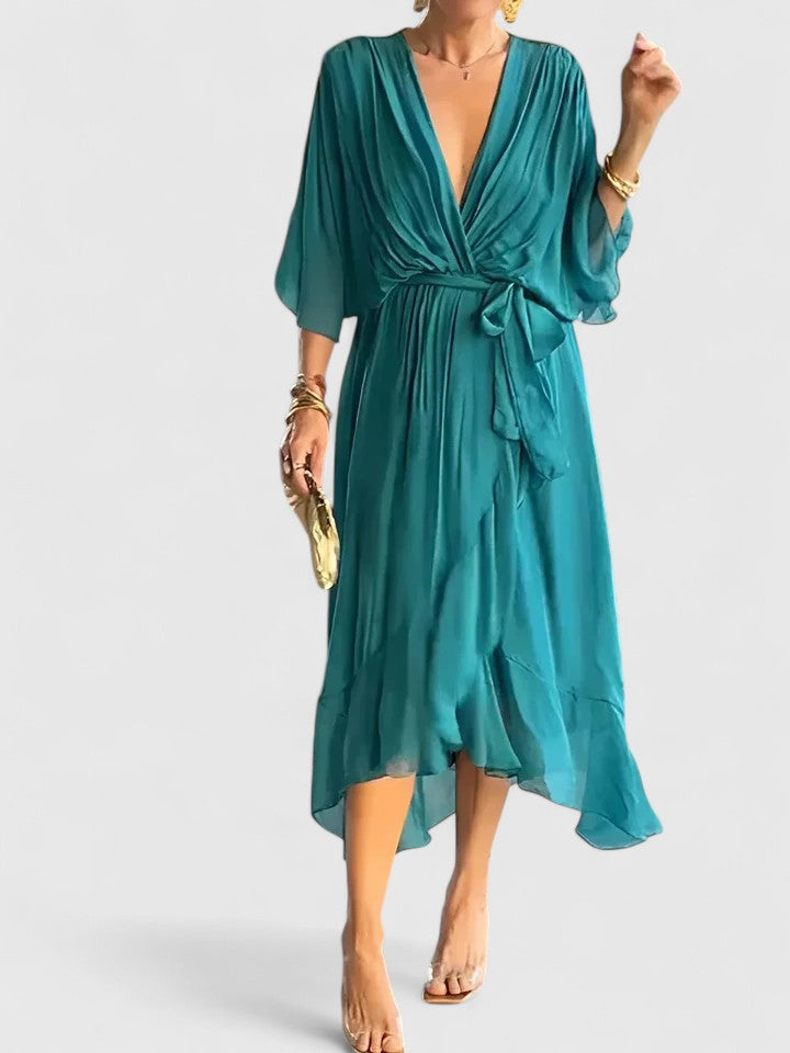 BYRACHELHART | Elegant V Neck Dress