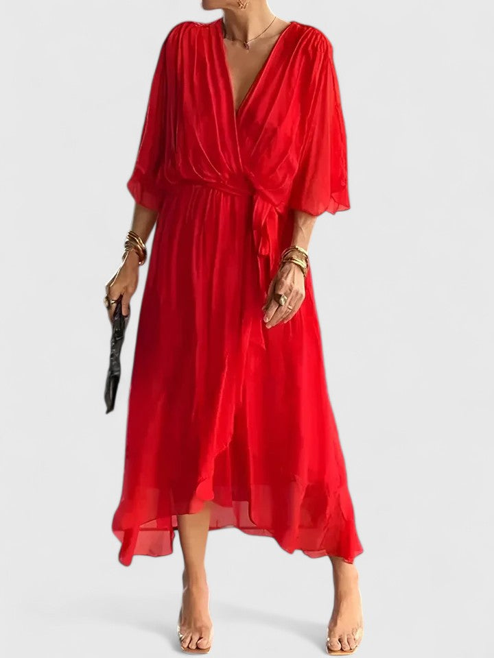 BYRACHELHART | Elegant V Neck Dress